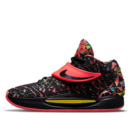 Кроссовки кд 14 Nike, красный cw3935-002 | red/black