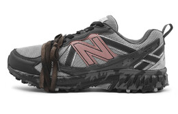 Кроссовки NB 410 унисекс с низким верхом, цвет черный/серый/розовый New Balance mt410kr5(team430-男女款荒漠) | black/gray