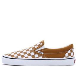 Кроссовки classic slip-on color theory 'brown white' Vans, коричневый vn000bvz1m7 | brown/white