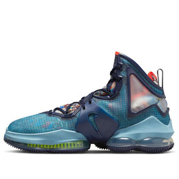 Кроссовки lebron 19 'fast food - dutch blue' Nike, синий cz0203-400 | blue/yellow