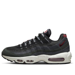 Кроссовки air max 95 'grey team red' Nike, мультиколор dq3982-001 | anthracite/team red-summit white-black