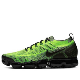 Кроссовки air vapormax 2 flyknit Nike, черный 942842-701 | black/green