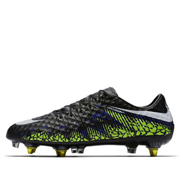 Кроссовки hypervenom phinish sg pro ac Nike, черный 889255-017 | black/white-volt