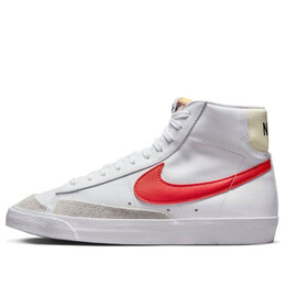 Кроссовки blazer mid '77 vintage 'white picante red' Nike, белый bq6806-122 | white/coconut milk/white/picante red