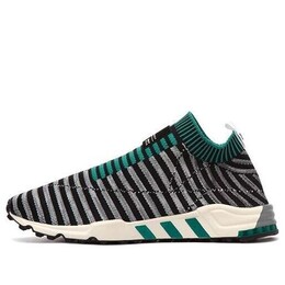 Кроссовки eqt support sk pk Adidas, черный b37522 | black/grey/green