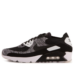 Кроссовки air max 90 ultra 2.0 flyknit Nike, черный 875943-001 | black/white