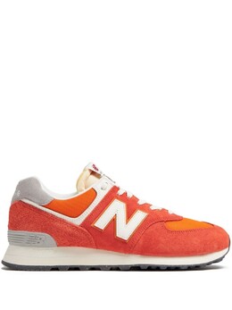 New Balance кроссовки 574 в стиле колор-блок, оранжевый u574rcb | оранжевый