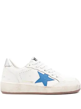 Кожаные кроссовки Ball Star 2 со звездами Golden Goose, белый 31033851 | белый