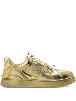 Кроссовки с декором Greca Versace, золотой 30904004 | золотистый