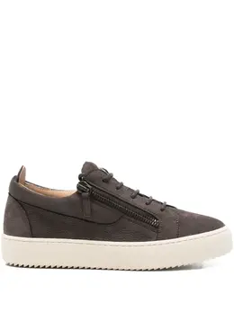 Кеды Frankie с молниями Giuseppe Zanotti, коричневый 31113598 | коричневый