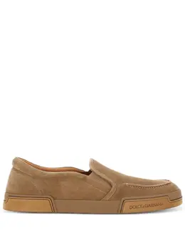 Dolce & Gabbana Portofino Yacht suede slip-on sneakers 31084952