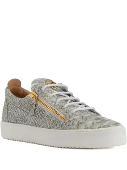 Giuseppe Zanotti Frankie snakeskin-effect sneakers 30944899