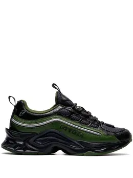 ASICS: Чёрные кроссовки 