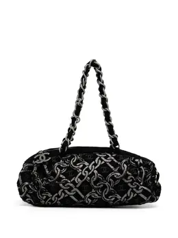 CHANEL Pre-Owned: Чёрная сумка 