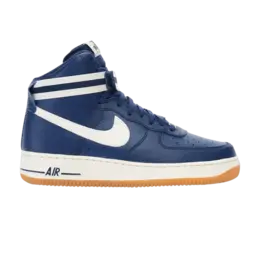 Кроссовки Nike Air Force 1 High '07 'Coastal Blue', синий 315121 410 | coastal blue/slate-gum light brown-wolf grey