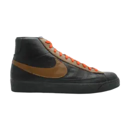 Кроссовки Nike Blazer High Premium, коричневый 312457 021 | tar/british tan/ ym orange