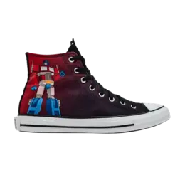 Кроссовки Converse Transformers x Chuck Taylor All Star High 'Autobots', красный a11659c | black/fever dream/white