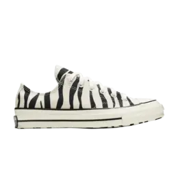 Кроссовки Converse Chuck 70 Low 'Archival Zebra Print', черный 167811c | black/griege unbleached/egret