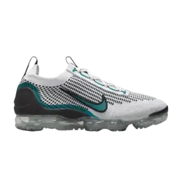 Кроссовки Nike Air VaporMax 2021 Flyknit 'White Bright Spruce', белый dq3974 100 | white/black/black/bright spruce