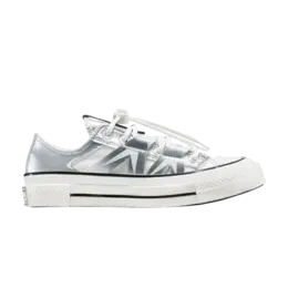 Кроссовки Converse Chuck 70 Low 'Metallic Pack', кремовый a15188c | dull silver/egret/black