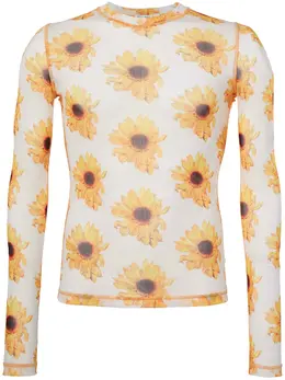 JW Anderson: Топ с растительным принтом 