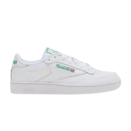 Кроссовки Reebok Club C 85 'Intense White Green', белый rmia04vc99lea001 0155 | intense white/green