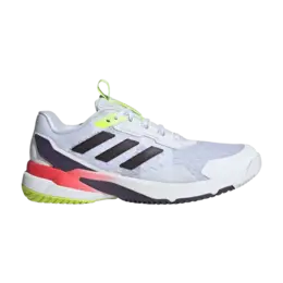 Кроссовки Adidas Crazyflight 6 Indoor 'White Aurora Metallic', белый hq4685 | cloud white/aurora metallic/semi lucid red