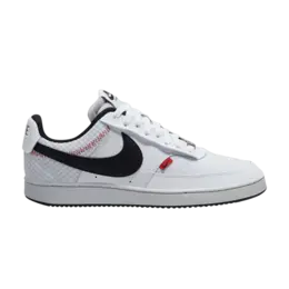 Кроссовки Nike Court Vision Low Premium 'White Black', белый cd5464 100 | white/black/photon dust/gym red