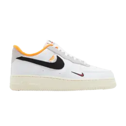 Кроссовки Nike Air Force 1 '07 LV8 'Hoops Pack - White Total Orange', белый dx3357 100 | white/coconut milk/total orange/black