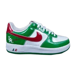 Кроссовки Nike Air Force 1 'Mr. Cartoon', белый 306146 131 | white/classic green-varsity red