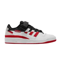 Кроссовки Adidas Forum Low Premium 'Split - Black Vivid Red', черный fy4974 | core black/footwear white/vivid red