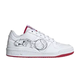 Кроссовки Adidas Disney Pixar x Forum Low 'Lotso & Friends', белый gx0991 | cloud white/cloud white/scarlet