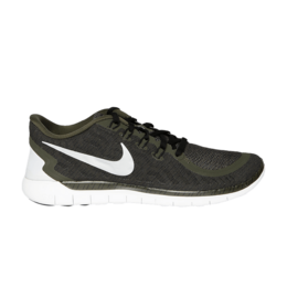 Кроссовки Nike Free 5.0 Print 'Cargo Khaki Silver', зеленый 749592 300 | cargo khaki/reflective silver/black/white