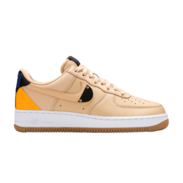 Кроссовки Nike NBA x Air Force 1 '07 LV8 'Sesame University Gold', кремовый ct2298 200 | sesame/university gold/deep royal blue/sesame