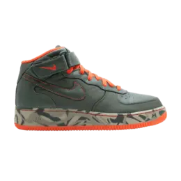 Кроссовки Nike Air Force 1 Premium Mid 07, зеленый 316670 331 | army olive/army olive-dark army-orange