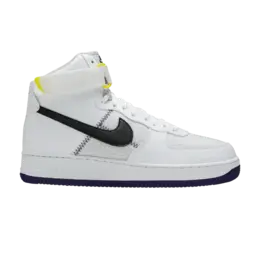 Кроссовки Nike Air Force 1 High '07 LV8 'Varsity Pack', белый ci1117 100 | white/court purple/dynamic yellow/black