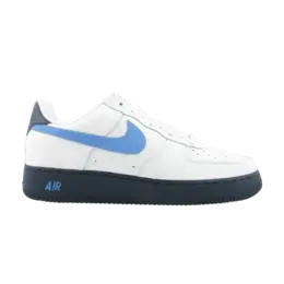 Кроссовки Nike Air Force 1, белый 306353 142 | white/university blue-midnight navy