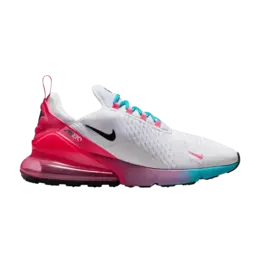 Кроссовки Nike MLB x Air Max 270 'City Connect Pack - Miami Marlins', белый hq8001 100 | white/black/hyper pink