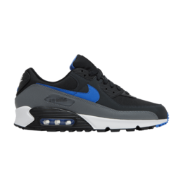 Кроссовки Nike Air Max 90 'Black Medium Blue', черный dh4619 001 | black/smoke grey/anthracite/medium blue