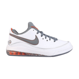 Кроссовки Nike Air Max LeBron 7 Low 'White Cool Grey', белый 395717 103 | white/cool grey-team orange