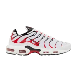 Кроссовки Nike Air Max Plus 'White University Red', белый 604133 165 | white/university red/black
