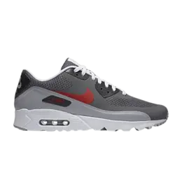 Кроссовки Nike Air Max 90 Ultra 'Dark Grey Gym Red', серый 819474 006 | dark grey/gym red/wolf grey