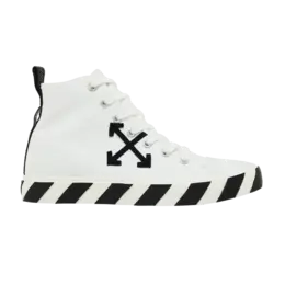 Кроссовки Off-White Off-White Vulc Sneaker Mid 'White Black', белый omia119c99fab001 0110 | white/black