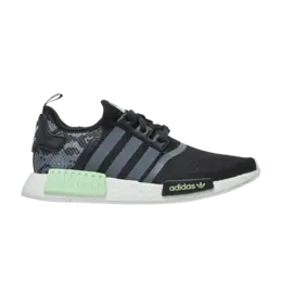Кроссовки Adidas NMD_R1 'Snakeskin', черный fw5323 | core black/cloud white/lime