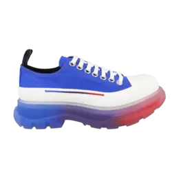 Кроссовки Alexander McQueen Alexander McQueen Tread Slick Lace Up 'Royal Red Gradient', синий 705660 w4tge 1141 | royal/white
