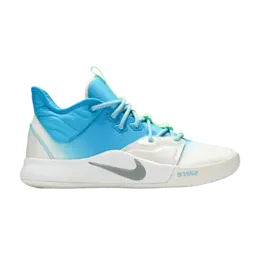Кроссовки Nike PG 3 EP 'Lure', синий ao2608 005 | platinum tint/light current blue/lime blast