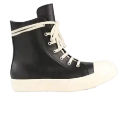 Кроссовки Rick Owens Rick Owens Hollywood Vintage High 'Black Milk', черный rr01e5890 lct 911 | black/milk/milk