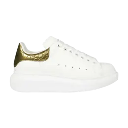 Кроссовки Alexander McQueen Alexander McQueen Oversized Sneaker 'Gold Crocodile', белый 625162 whybq 9075 | white/gold