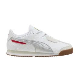 Кроссовки Puma Scuderia Ferrari x Roma Suede 'White Aged Silver', белый 308909 02 | white/aged silver