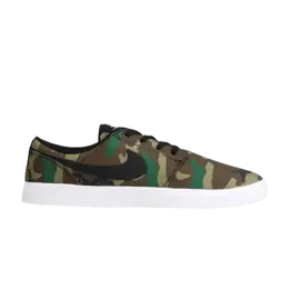 Кеды Nike Portmore 2 Ultralight Premium SB 'Camo', зеленый av4271 200 | iguana/black/white
